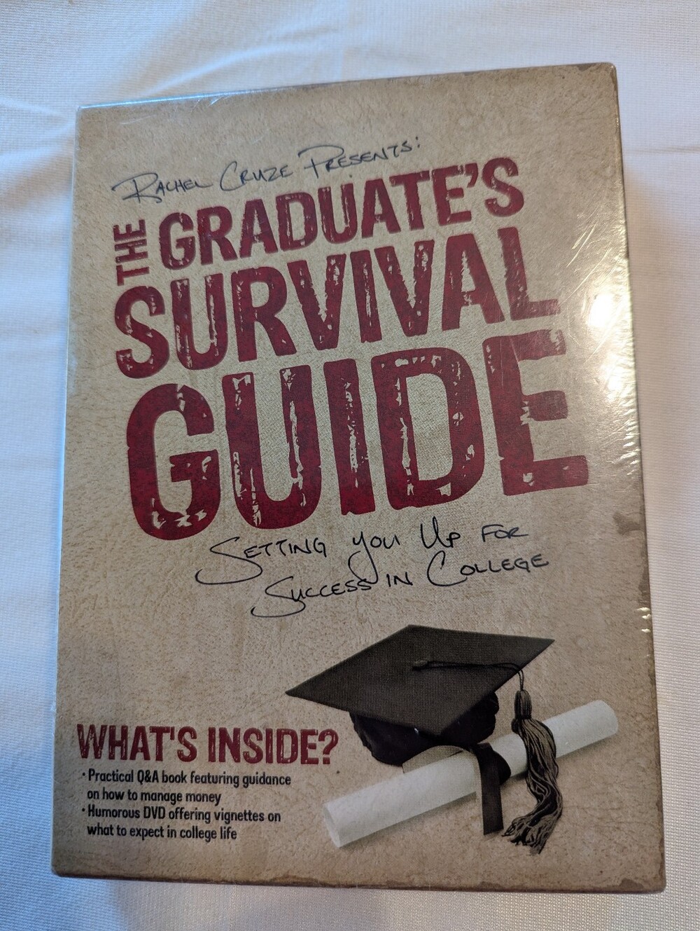 The Graduates Survival Guide Book/DVD Set By Rachel Cruze Brand New Sealed